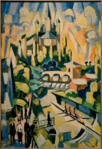 De kathedraal van Limburg door Helmuth Macke